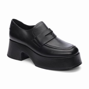 Ash Halo Platform Women Loafers Black | 815100-249