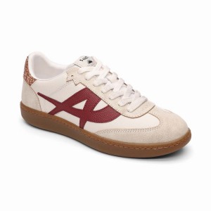 Ash Sunset Vintage Glitter Women Sneakers Beige | 528256-766
