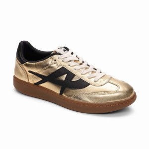 Ash Sunset Vintage Metallic Women Sneakers Gold | 254885-486